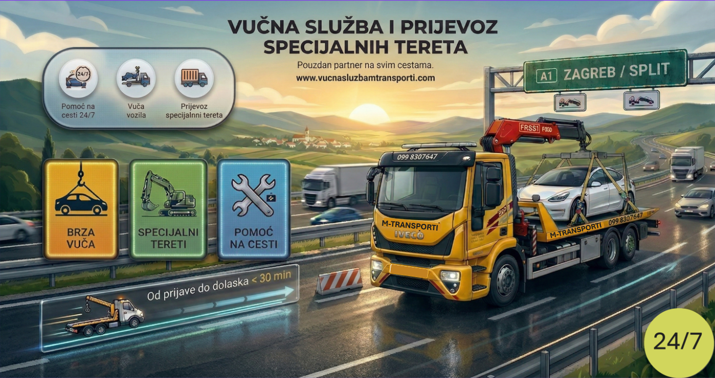 Vučna službau Šibeniku, Dalmaciji, Hrvatskoj koja ima izvrsnu suradnju s domaćim i europskim asistencijama