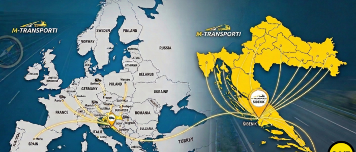 Vučna služba M transporti i pokrivenost europe, prva pomoć za auto, vučna služba šibenik, vučna služba u šibeniku i europi, prijevoz vozila i tereta iz šibenika bilo gdje